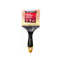 Плоская кисть MTX Профи 4", натуральная щетина, деревянная ручка 83155