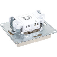 Механизм выключателя Systeme Electric 2-кл. GLOSSA беж. SchE GSL000251