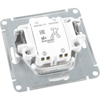 Механизм переключателя Systeme Electric (Schneider Electric) 1-кл. GLOSSA, белый GSL000171