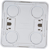 Переключатель 1-клавишный Systeme Electric (Schneider Electric) Этюд, 10 А, с индикацией, белый BA10-007B