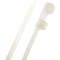 Хомут IEK 150x3,5мм 100шт с отв д/креп ИЭК UHH40-4-150-100