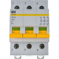 Выключатель нагрузки IEK ВН-32 25А/3П ИЭК MNV10-3-025