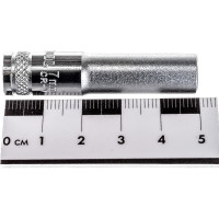 Торцовая головка "INDUSTRIE QUALITAT" удлиненная, хромосатинированная (1/4", FLANK, 7 мм) Kraftool 27817-07_z01