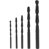 Набор сверл по металлу SPARTA 4-5-6-8-10 мм, HSS,5 шт., пласт. бокс, цилиндрический хвостовик// 723105