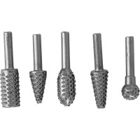 Набор шарошек по дереву 5 шт. MATRIX 70499