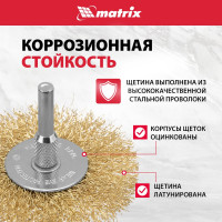 Набор щеток для дрели 5 шт. MATRIX 74494