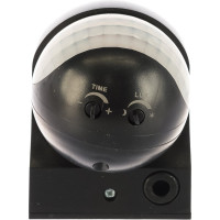 Детектор движения IEK ДД 010 1100Вт, угол обз. 180град. дальн. 10м, IP44, черн. LDD10-010-1100-002