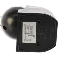 Детектор движения IEK ДД 010 1100Вт, угол обз. 180град. дальн. 10м, IP44, черн. LDD10-010-1100-002