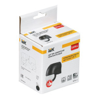 Детектор движения IEK ДД 010 1100Вт, угол обз. 180град. дальн. 10м, IP44, черн. LDD10-010-1100-002