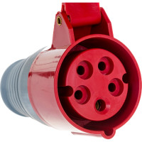 Кабельная розетка IEK 16A 3P+Е+N 380В IP44 215 ИЭК PSR22-016-5