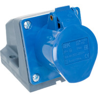 Розетка наружной установки IEK 16А 2P+Е 220В IP44 113 ИЭК PSR11-016-3