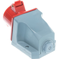 Розетка наружной установки IEK 16А 3P+Е 380В IP44 114 ИЭК PSR12-016-4