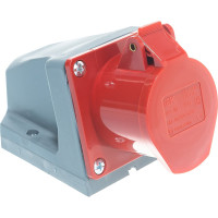 Розетка наружной установки IEK 16А 3P+Е 380В IP44 114 ИЭК PSR12-016-4