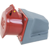 Розетка наружной установки IEK 16А 3P+Е+N 380В IP44 115 ИЭК PSR12-016-5