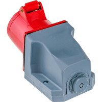 Розетка наружной установки IEK 32А 3P+Е 380В IP44 124 ИЭК PSR12-032-4