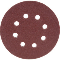 Круг из абразивной бумаги перфорированный 125 мм №80 5 шт. STAYER 3580-125-080