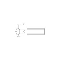 DIN-рейка с насечкой 3, 35х7,5 мм 2 м OMEGA DKC/02135