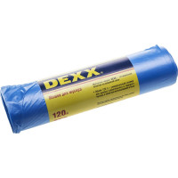 Мешки для мусора голубые (10 шт; 120 л) DEXX 39150-120