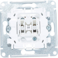Механизм переключателя Systeme Electric 1-клавишный GLOSSA белый SchE GSL000161