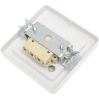Выключатель Systeme Electric 1-клавишный СП Хит 6А белый SchE ВС16-133-Б VS16-133-B ВС16-133-б
