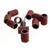 Абразивный шлифовальный цилиндр STAYER с оправкой диаметр 6.25 мм Р80/120 10 шт. 29919-H10