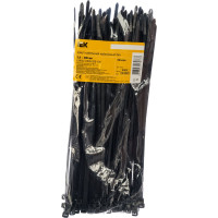 Хомут IEK 3.6x200, нейлон, черный, упаковка 100шт, ИЭК UHH32-D036-200-100