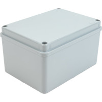 Распаечная коробка IEK открытой проводки,150x110x85, IP44, RAL7035, гладкие стенки, КМ41261 UKO11-150-110-085-K41-44