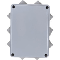 Распаечная коробка IEK открытой проводки, 150x110x70, IP44, KM41241, 10 кабель вводов,  ИЭК UKO10-150-110-070-K41-44
