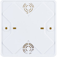Распаечная коробка IEK открытой проводки, 100x100x29, IP44, KM41219, ИЭК UKO10-100-100-029-K01