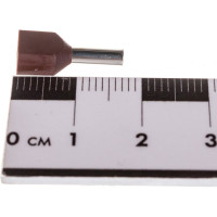 Наконечник IEK НШвИ 2x1,5-8, коричневый, НГИ2, 100шт UTE10-D2-4-100