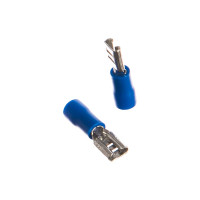 Разъем IEK РпИм, 2,5-0,8 мм, синий, ИЭК, 100 шт, URM10-D25-D23-5