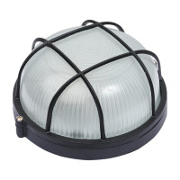 Светильник IEK НПП/НПБ, 1302, черный, круг, решетка, 60Вт, IP54, ИЭК LNPP0-1302-1-060-K02