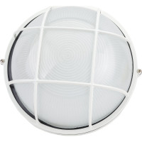 Светильник IEK НПП/НПБ, 1102, круг, с решеткой, 100Вт, IP54, ИЭК, белый LNPP0-1102-1-100-K01