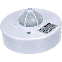 Детектор движения IEK ДД 024В 1100Вт угол. обз. 180-360 град. IP33 бел. LDD11-024B-1100-001