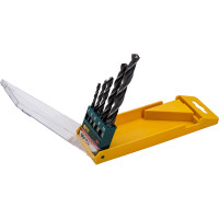 Набор сверел по металлу (5 шт; 4-5-6-8-10 мм; HSS; черненое покрытие) FIT DIY 33852