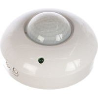 Датчик движения FERON потолочный 1200w, 360°, 6м, IP20, белый Feron 22006