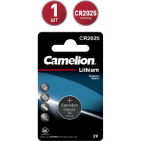 Литиевая батарейка Camelion CR2025 BL-1, 3V 3067