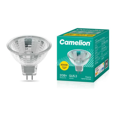 Галогенная лампа без защитного стекла Camelion MINI JCDR MR11 20W 220V 35mm 7091