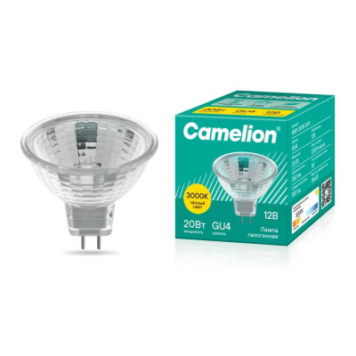 Галогенная лампа Camelion MR-11 12V 20W с защ.стеклом 3058
