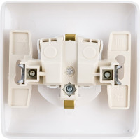 Розетка Systeme Electric 1-м СП Хит 16А с заземлением, белая SchE RS16-134-B