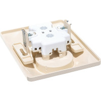 Розетка Systeme Electric 2-м GLOSSA без заземления, бежевая SchE GSL000220