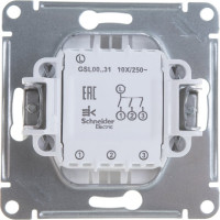 Механизм выключателя Systeme Electric 3-клавишный GLOSSA белый SchE GSL000131