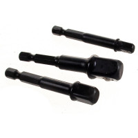 Набор адаптеров для торцевых головок KRAFTOOL Expert 65 мм, 3 предмета, 1/4", 1/2", 3/8" 26775-H3