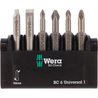 Набор бит Wera Mini Check 800/4Z+851/4TZ+855/4TZ 6 шт. WE-056474