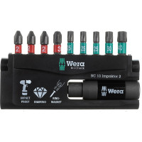 Набор насадок и держателей Wera Импактор 8751/67 -9/IMP DC 25 мм BITS WE-057682