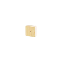 Распаечная коробка IEK КМ41212-04 ОП, 75x75x20, IP20, сосна, ИЭК UKO10-075-075-020-K34