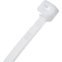 Хомут IEK 4.8x300, белый, нейлон, упаковка 100шт, ИЭК UHH31-D048-300-100