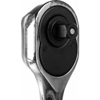 Трещотка FIT IT CrV механизм, пластиковая прорезинная ручка 1/4'' 62375
