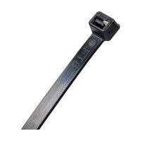 Хомут IEK 7.6x400, черный, нейлон, упаковка 100шт, ИЭК UHH32-D076-400-100