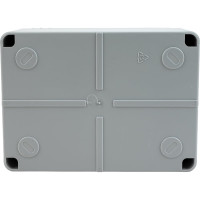 Распаечная коробка IEK открытой проводки,150x110x85, IP44, RAL7035, гладкие стенки, КМ41261 UKO11-150-110-085-K41-44